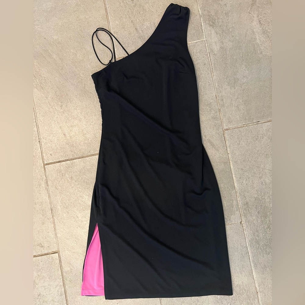 Express Reversible Black & Pink Dress